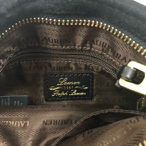 Ralph Lauren velvet crossbody bag